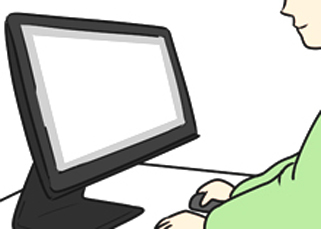 ホームページで情報を集める